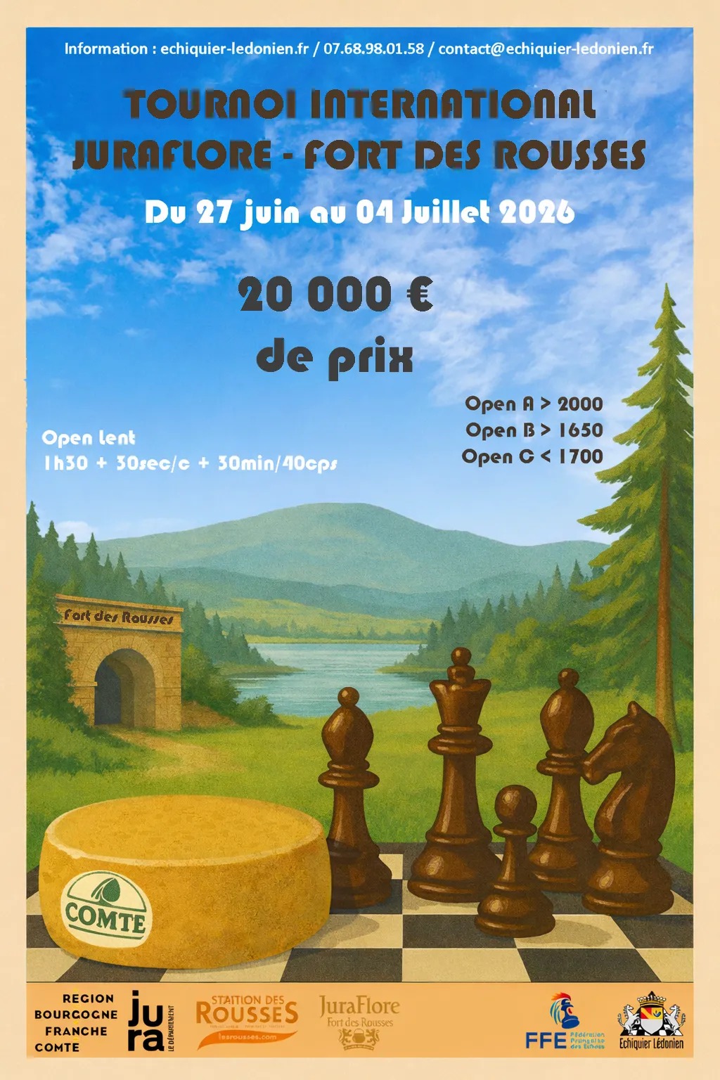 Affiche Tournoi des Rousses